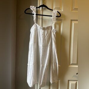 Trixxi White Textured Dress
